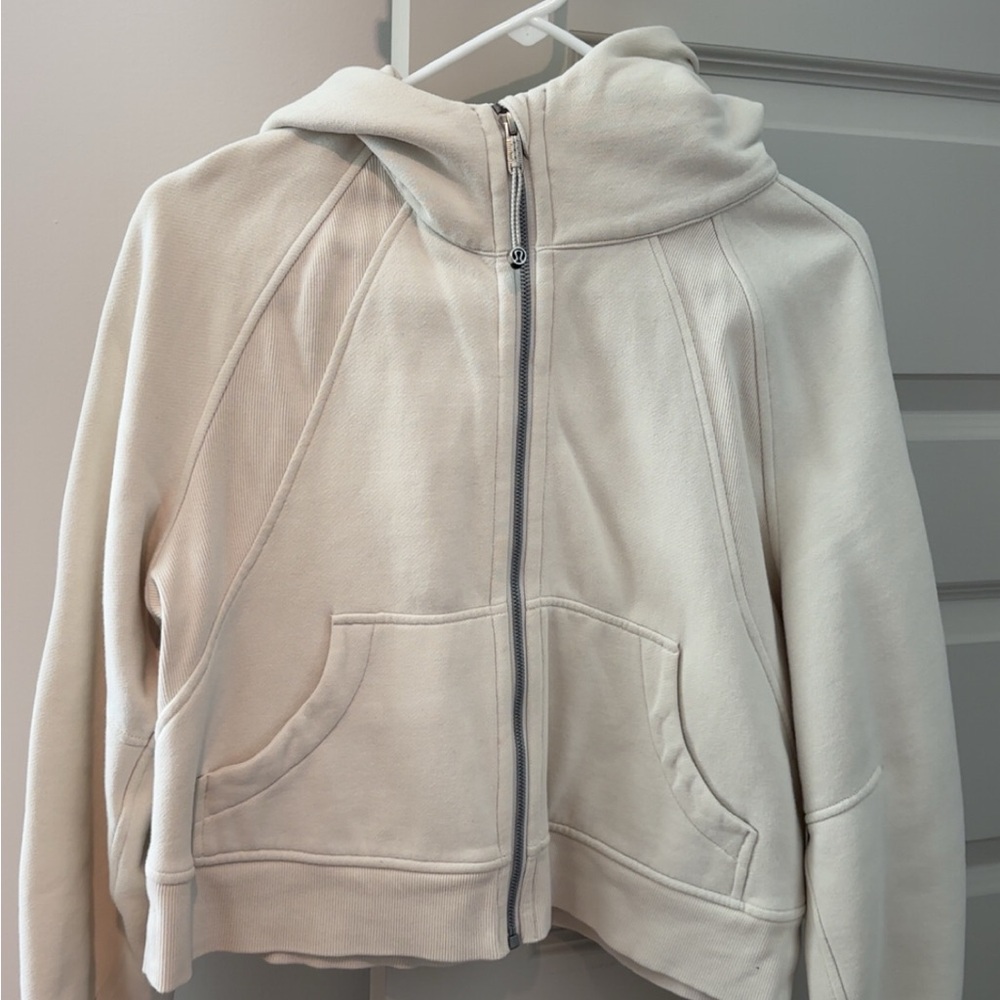 Scuba oversized half zip hoodie